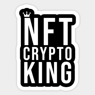 NFT Crypto King Sticker